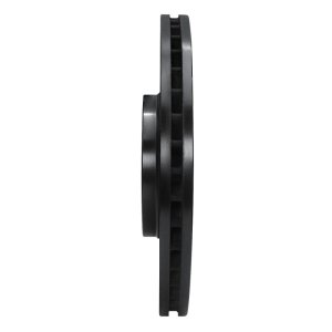 Cadillac BLS Brake Rotor (1) - Front Left - R1 Concepts - Drilled & Slotted - Black - `03-`11